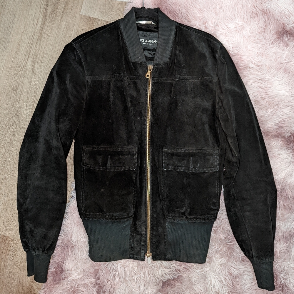 Vintage Dolce Gabbana suede Jacket